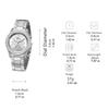 6pcs Bracelet Rhinestone Watch Jewelry Gift Set Roman Dial Ladies Quartz Watch  Wedding