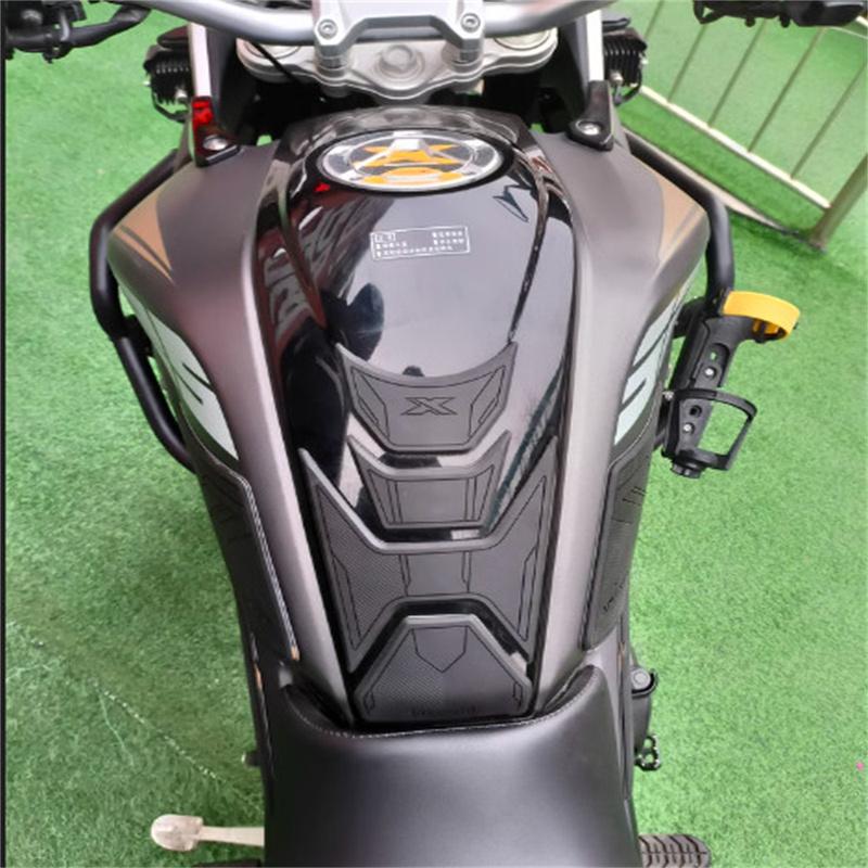 FOR KOVE 525X 500X Upgraded Thickened Fuel Tank Adhesive Rubber Fishbone Adhesive Anti Wear and Anti Slip Stickers