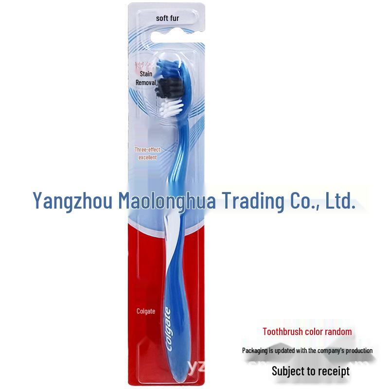 Colgate Triple Action Charcoal Toothbrush - Medium Soft Bristles