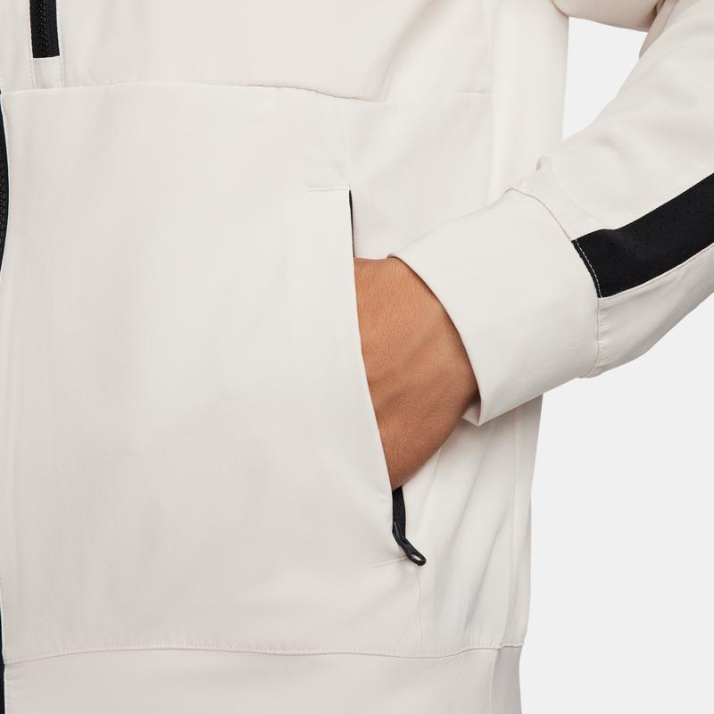 Nike Куртка Dri-Fit Color Block Quick-Dry, прямые брюки, баскетбольный комплект, мужской комплект, светло-коричневый, черный, золотой FN7133-104