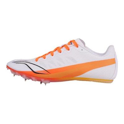 Кроссовки Li Ning Spike для легкой атлетики и тренировок по легкой атлетике, амортизирующие, прочные, низкие, кроссовки унисекс, огненно-оранжевые LJJT911-2
