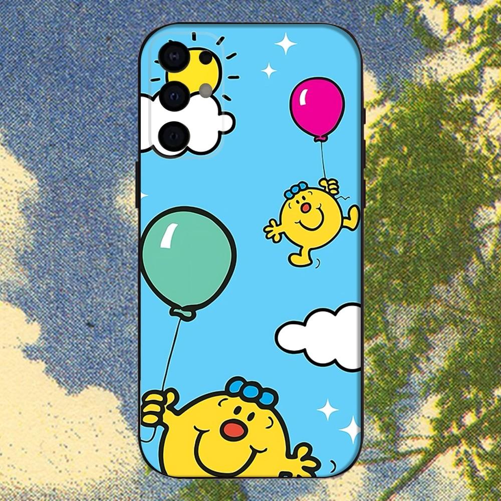 Чехол для телефона Mr Men L-little Miss для Samsung S25, S24, S21, S22, S23, S30, Ultra, S20, Plus, Fe, Lite, Note, 10, 9, 5G Черный