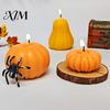 Cement Pumpkin Mold DIY Candle Silicone for Halloween, Handmade Scented Making Mold, Resin Casting Crafts Gypsum Clay Epoxy