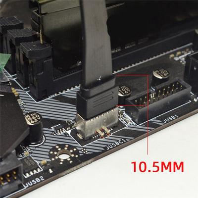 ABMH-USB 3.1 Разъем для передней панели Тип E Папа к Тип C Мама Кабель расширения для материнской платы Передающая проводка