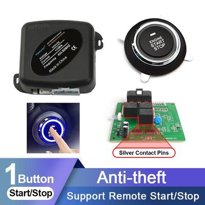 Автомобильный пульт дистанционного запуска двигателя, кнопка дверного замка, система бесключевого доступа, комплект системы сигнализации с центральным замком 12 В