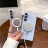 Премиальный матовый прозрачный чехол для Magsafe для Samsung Galaxy A57/37/27/17/07 A56/36/26/16/06 A55/35/25/15/05S Магнитная беспроводная зарядка Противоударная крышка