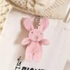 Cute Cartoon Bunny Plush Doll Keychain Girl Ragdoll Backpack Decoration Pendant Gift