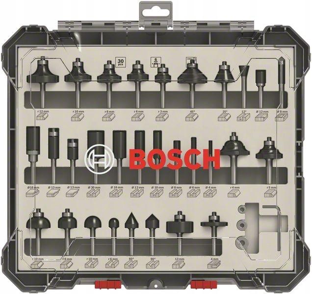 Milling Cutter Set 30 Pcs. 6mm Handle