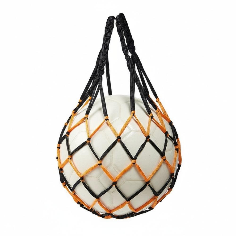 Weaving Basketball Carry Bag Multiple Colors Ball Pocket Durable Mesh Net Bag Football Balls