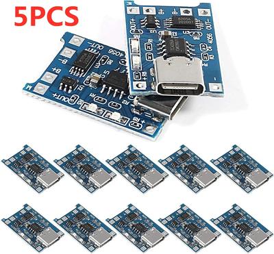 2/5 шт. Type-c Micro USB 5V 1A 18650 TP4056 Модуль Зарядного Устройства Литиевых Батарей Плата Зарядки С Защитой Двойные Функции 1A
