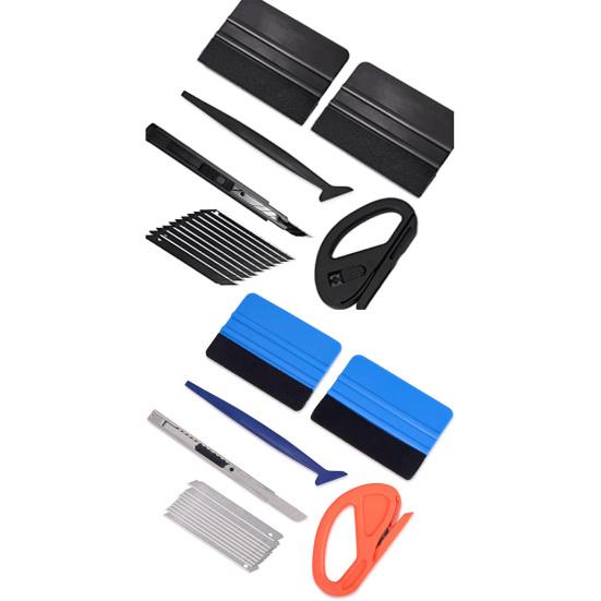 15 шт./компл., инструменты для тонировки окон, набор оконной пленки, профессиональный набор тонировочных пленок для автомобиля, квадратный фланелевой ракель, резак для резьбы