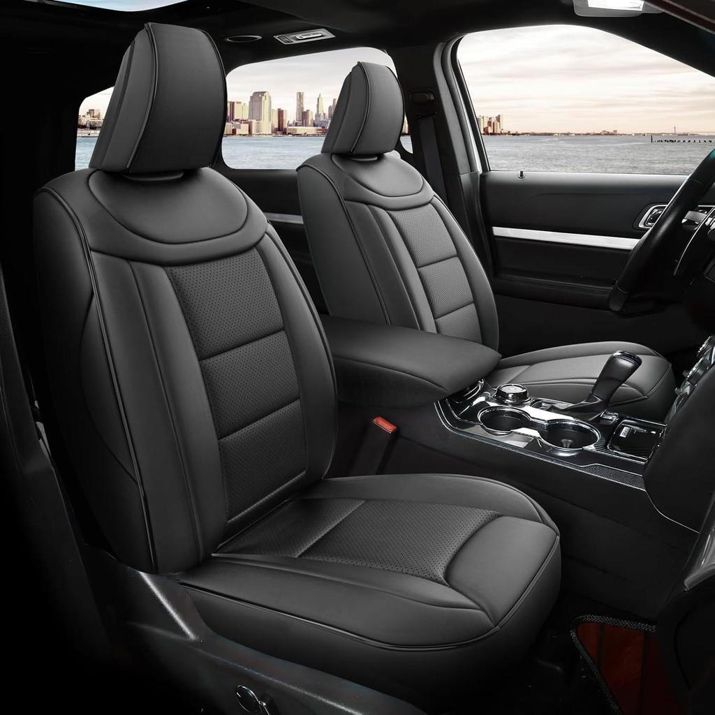 Ford Explorer 16-24 Подушка сиденья - Всесезонный чехол на сиденье из кожи с полной защитой