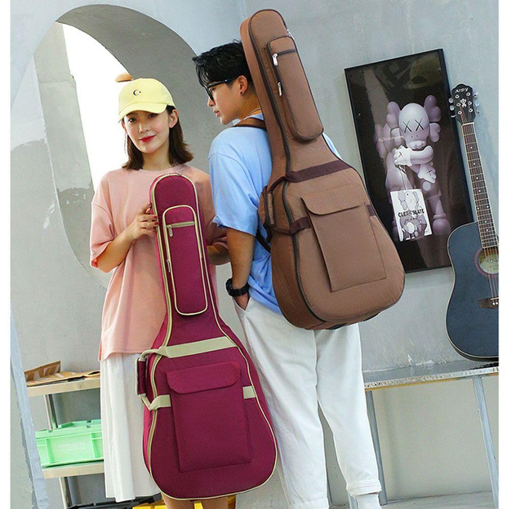 with Side Handle 41 Inch Guitar Bag Portable Guitar Backpack Electric Guitars