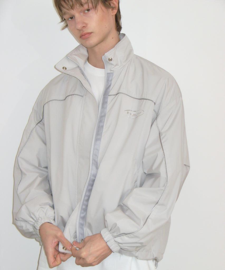 Hppy New Logo Track Jacket - Light Gray