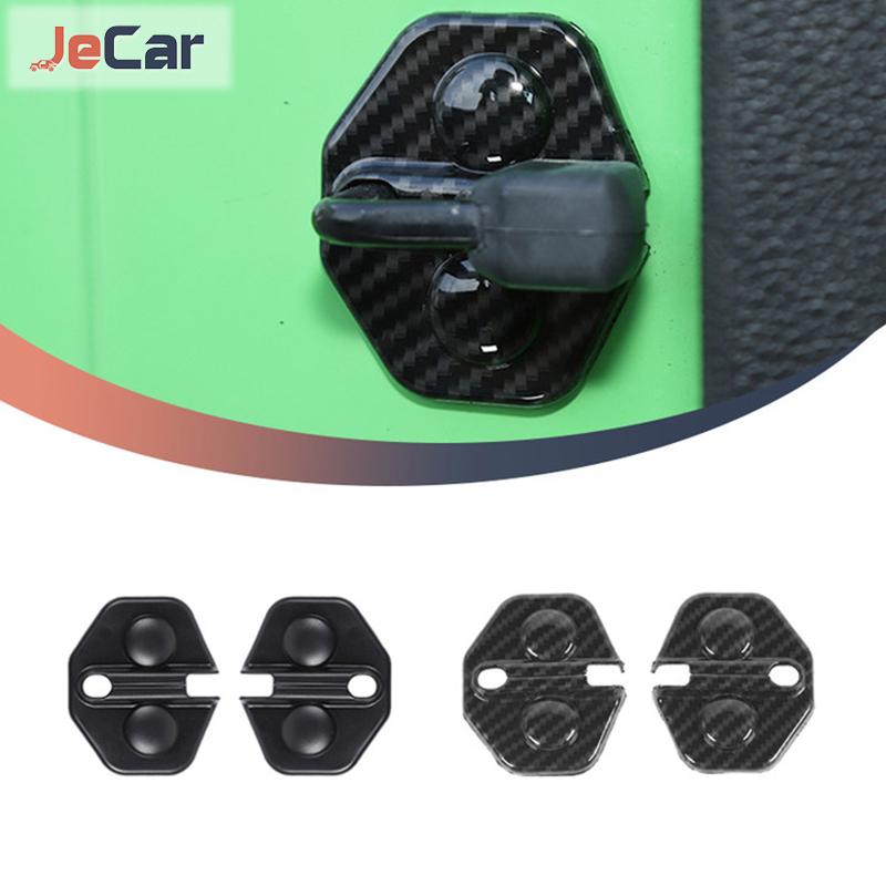 JeCar ABS автомобильный дверной замок крышка защитная пряжка наклейка накладка в виде ракушки защелка стоп антикоррозийная для Ford Mustang 2009-2013 автомобиля