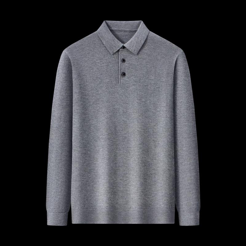Pierre Cardin Men's Wool-Blend Knit Polo Sweater