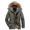 Men 'S Winter Plus Velvet Padded Jacket Men 'S Mid -Length Padded Jacket