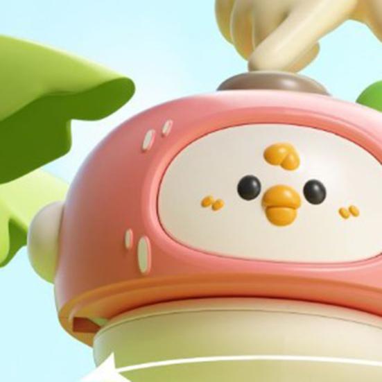 Мультяшный фруктовый волчок игрушка Многопользовательская интерактивная Банан Апельсин Дуриан Груша Нажимной гироскоп Боевая игрушка Развивающая игрушка-спиннер для малышей