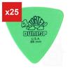 Jim Dunlop Tortex Triangle Guitar Picks .88mm Green, 12-Pack