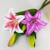 Silk Fake Lily Bouquet 65cm Wedding Bridal Bouquet Artificial Lily Flower  for Home Wedding Decor