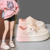 Мода 2024 года, осень, новые женские дизайнерские туфли, модные градиентные женские кроссовки с увеличенной толстой подошвой, повседневная женская спортивная обувь
