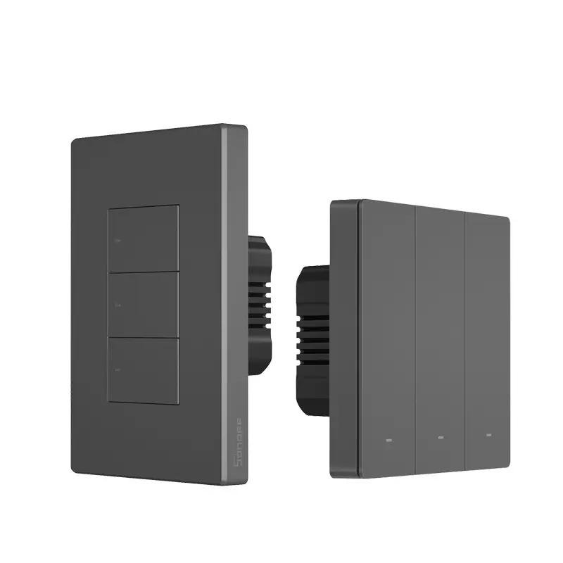 SONOFF M5 SwitchMan Умный настенный выключатель 1/2/3 клавиши Тип 80 86 120 Механическая кнопка Умный выключатель Поддержка Google/Alexa