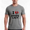 I Heart Steve Lacy Tshirt Summer Casual Cotton Tee Oversized Streetwear Tops Vintage Graphic Print Loose Fit Short Sleeve