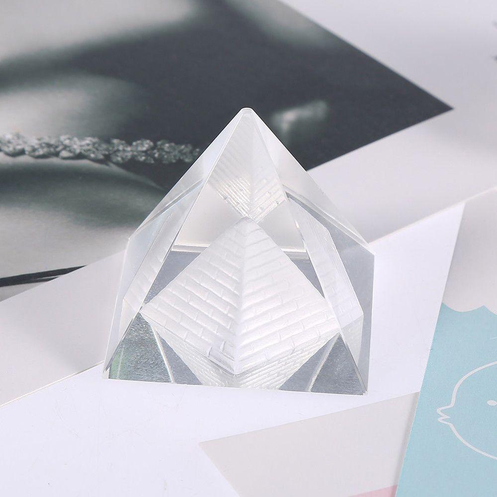 Decoration Reiki Chakra Healing Crafts Stereo Pyramid Crystal Pyramid Egypt Pyramid Pyramid Decor