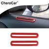 2x Красная накладка на вентиляционное отверстие двери для Dodge Challenger 15-22 Аксессуары