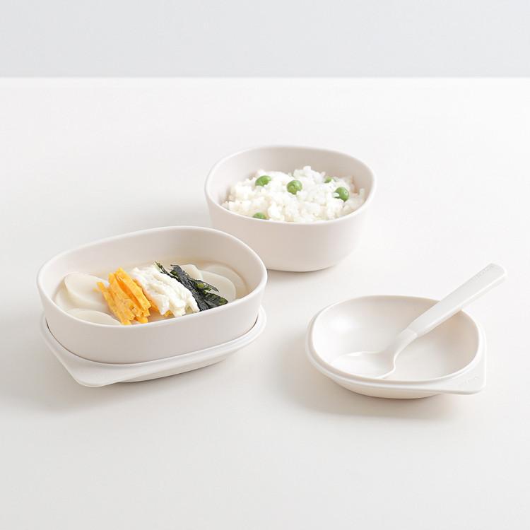 Tackaon Nemo Ecozen набор из 3 предметов тарелка для самостоятельного приготовления детского питания миска столовая посуда