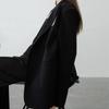 Women's Oversize Suit Jacket with Fashion and Loose Fit Korean Style Coat