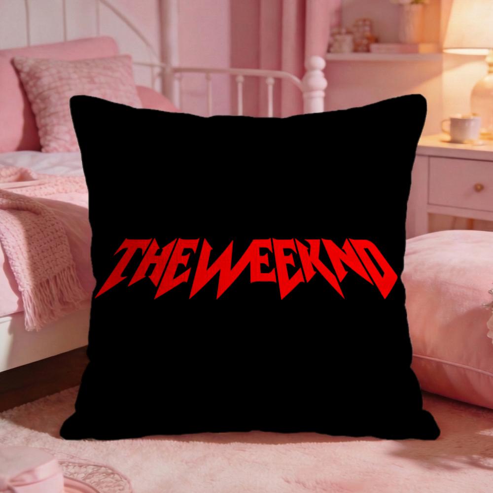 tThe Weeknd singer Cushion Cover Premium Comfort Reversible Pillow Cove Two in One Design for Any Room Car Interior