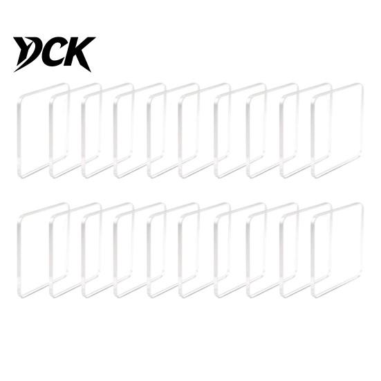 DIY Fridge Magnet Kit 10/20/50Pcs Kit, Clear Acrylic Magnetic Photo Frame with Picture Making Adhesive Backing, Custom Set for Crafts Decorative