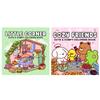 1/2Pcs Interesting Graffiti Coloring Book for Adults and Teens Featuring Adorable Creatures in Cozy Hygge Moments for Relaxation