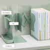 Expandable Metal Bookends Adjustable Bookends Book Holder for Shelves Metal Book Ends Magazine Holder with Pen Holder