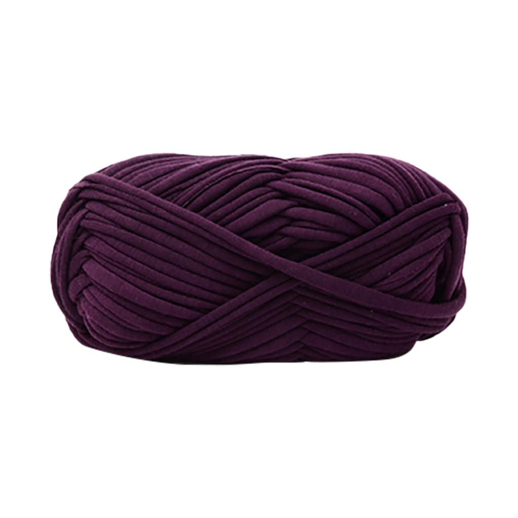 Home DIY crochet thread of Cotton Wool Hand Woven Basket Thick Knitted Blanket