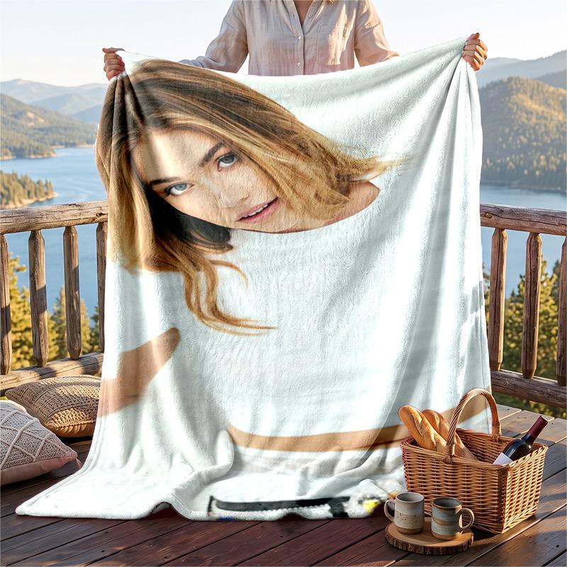 Warm Flannel Throw Blanket,Roxy Dekker Lightweight Cozy Blanket For Bed Sofa And Daily Use