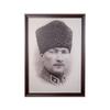 Портрет Ататюрка Картина в коричневой рамке 55x75см