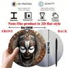 Винтажное tribal алюминиевое настенное искусство 8x8 дюймов Декор с бусинами Подарок