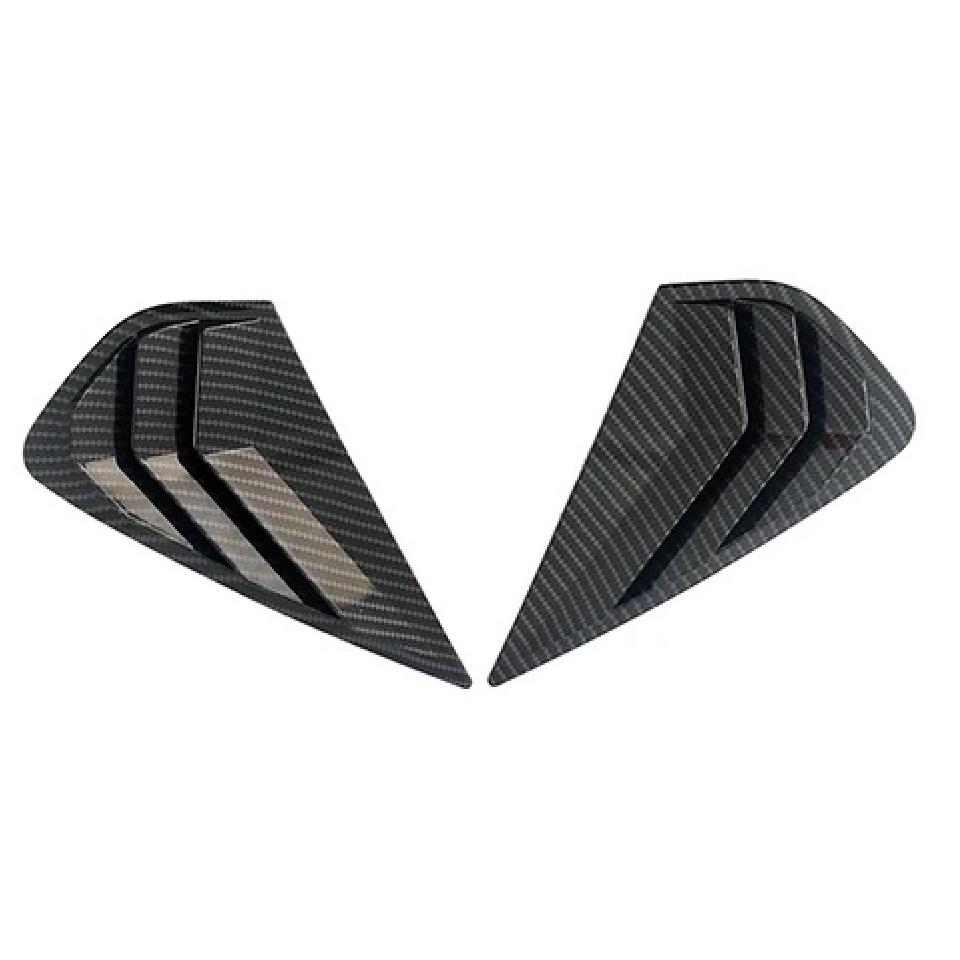 Car Styling For Kia Cerato K3 Forte - Rear Window Blind Shades Louver Frame Molding Cover Sticker Trim Accessories