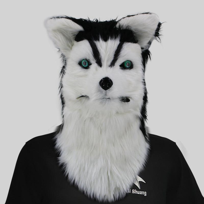 Уморительные маски голов животных с открывающимся ртом, изображающие гориллу, тигра, волка, для праздничных мероприятий