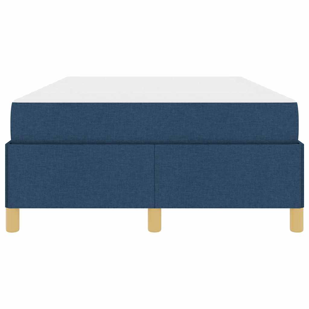 Bed Frame with Mattress Blue 120 x 200 cm Fabric