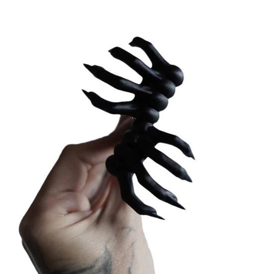 Закладка для книги «Рука дьявола на Хэллоуин» из жуткой смолы «Коготь демона» 3D-маркер для книги, украшение для рабочего стола, аксессуары для чтения, подарок на день рождения