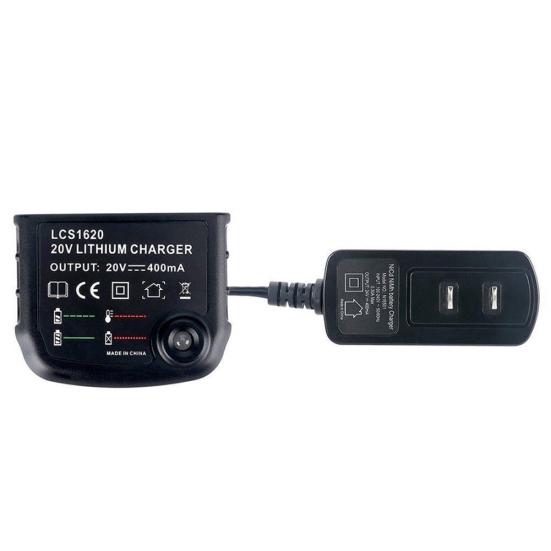 Зарядное устройство для литиевых аккумуляторов 20 В LCS1620 для всех Black & Decker LB20 LBX20 LBX4020
