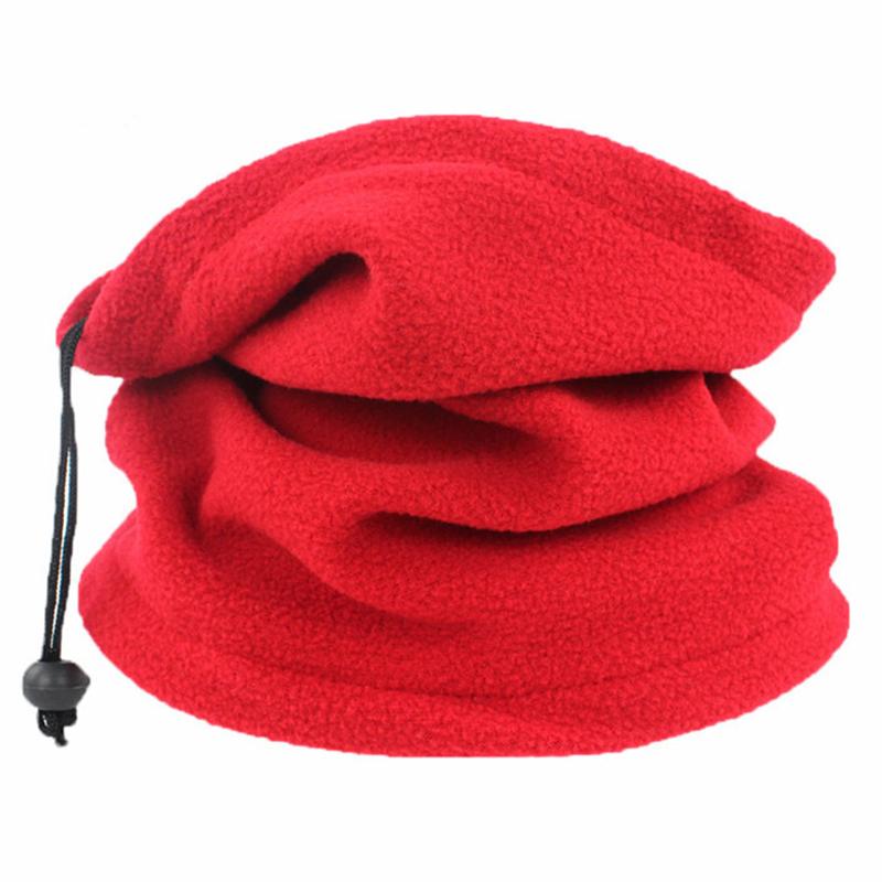 Fleece Neck Tube Men Women Multifunction Warm Solid Color Neck Warmer Hiking Skating Running Sport Scarf Ski Mask Scarf Winter