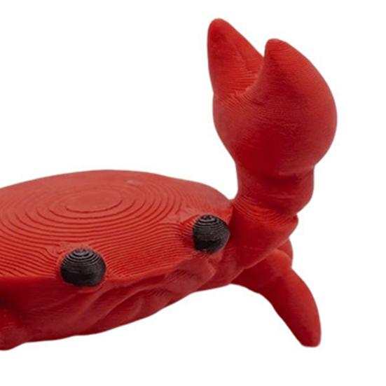 Nostalgie 3D Printed Crab Pen Holder, Cute Portable Cartoon Desk Organizer, Practical Home Decor Stationery Stand Figurine