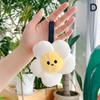 Plush Sun Flower Car Key Chains Women Ladies Bag Pendant Keyring Accessories Gift