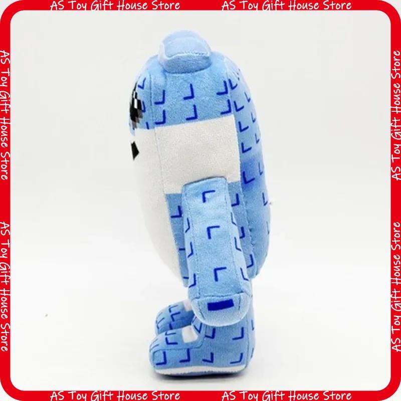 Roblox Cute Pixel Shark Plush Doll Steal A Brainrot Game Peripheral Soft Stuffed Toy For Game Fans Home Bedroom Decor