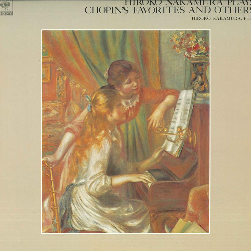 LP Record HIROKO NAKAMURA - Hiroko Nakamura Plays Chopin's Favo FCCA411 CBS/SONY Japan Classical Used