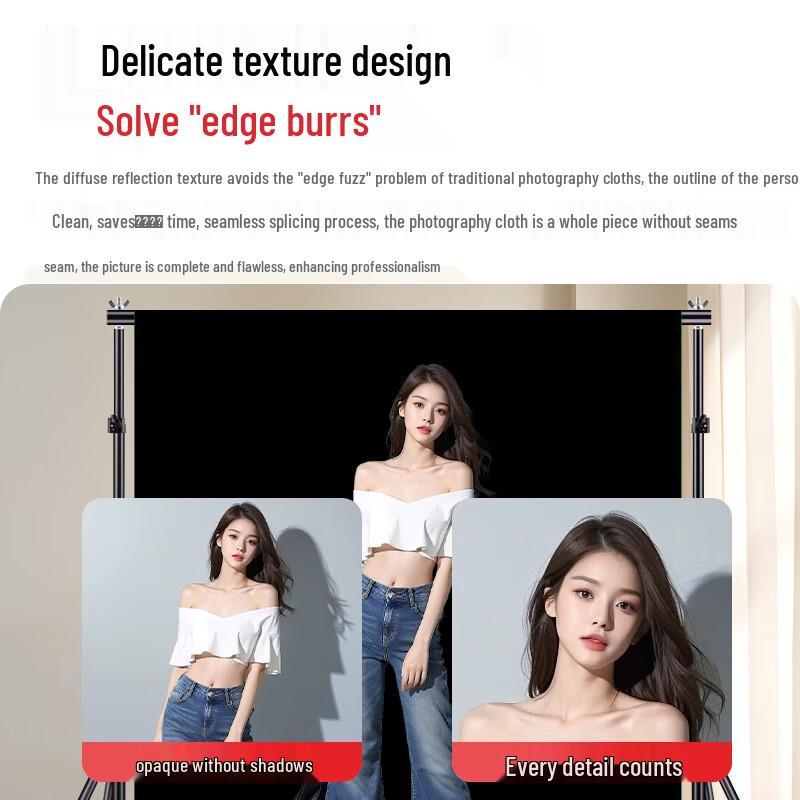 LATZZ 3x2м Черная ткань для фотофона